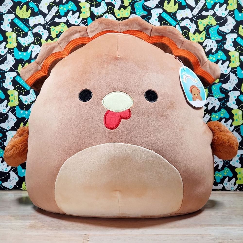 Squishmallow Terry the Turkey 16" Learning Express Thanksgiving Day Plush NWT